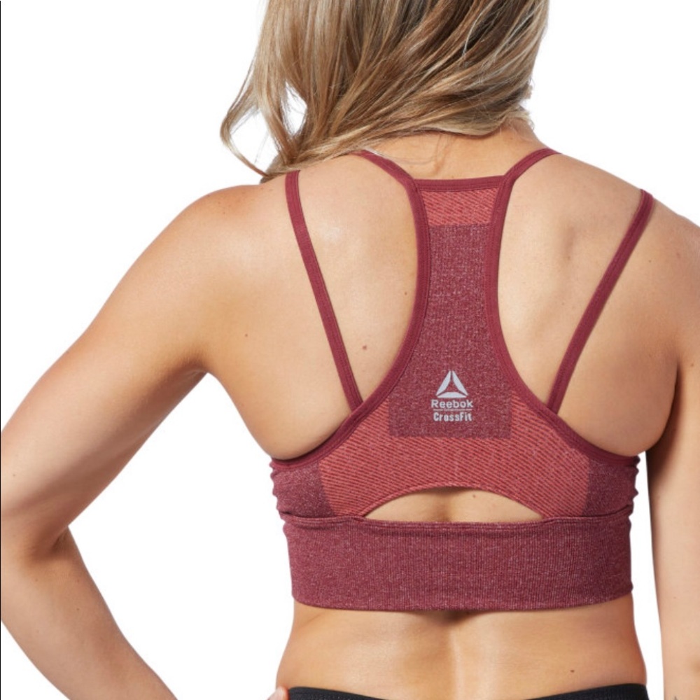 Reebok myoknit bra rosette/merlot